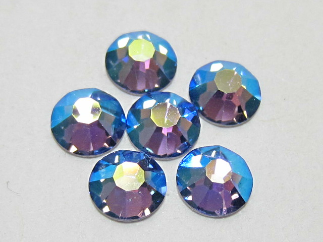 72 pcs. 20ss BLUE VIOLET AB (maxima) FLATBACK PRECIOSA Rhinestones